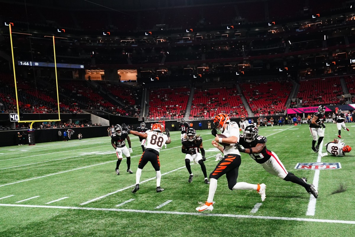 Cincinnati Bengals Stock Watch: Who's Rising After Preseason Tie Against  Atlanta Falcons - Sports Illustrated Cincinnati Bengals News, Analysis and  More