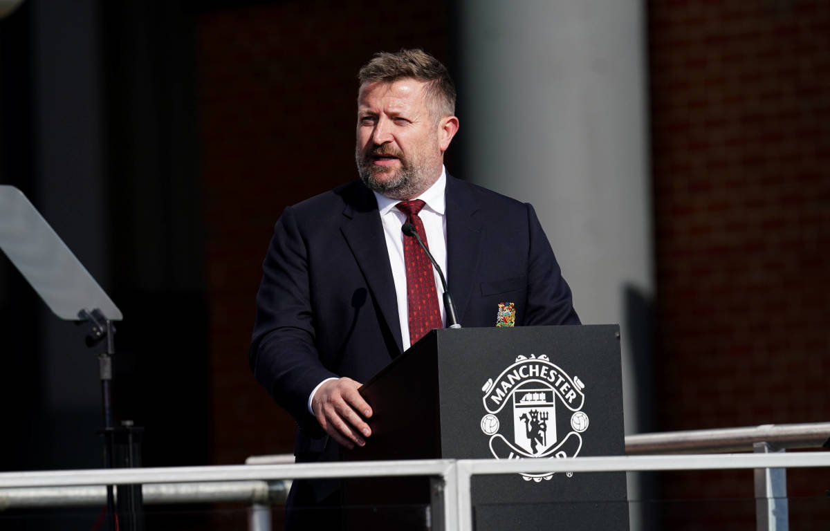Manchester United CEO Richard Arnold pictured in May 2023