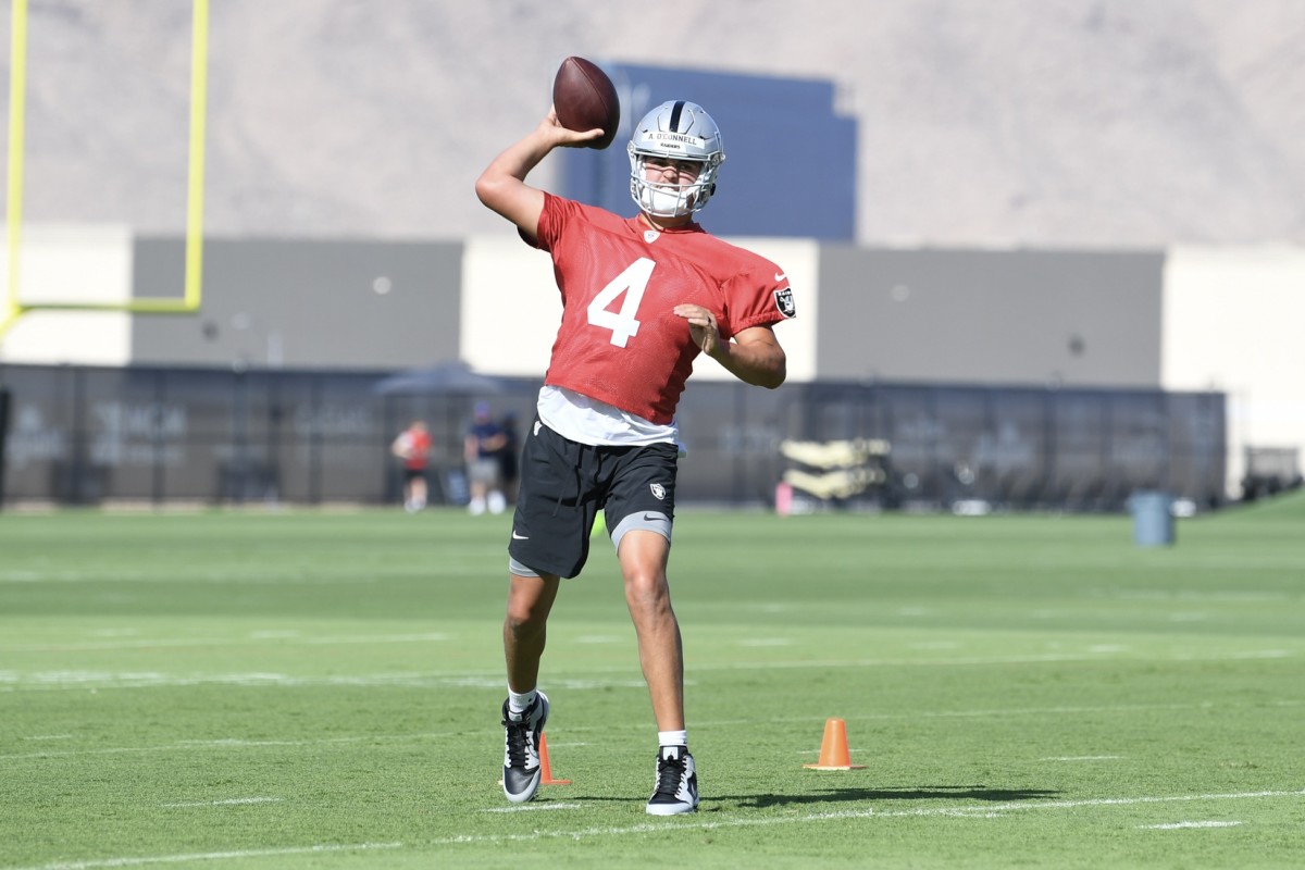 Las Vegas Raiders Aidan O'Connell Gets Rave Reviews After First