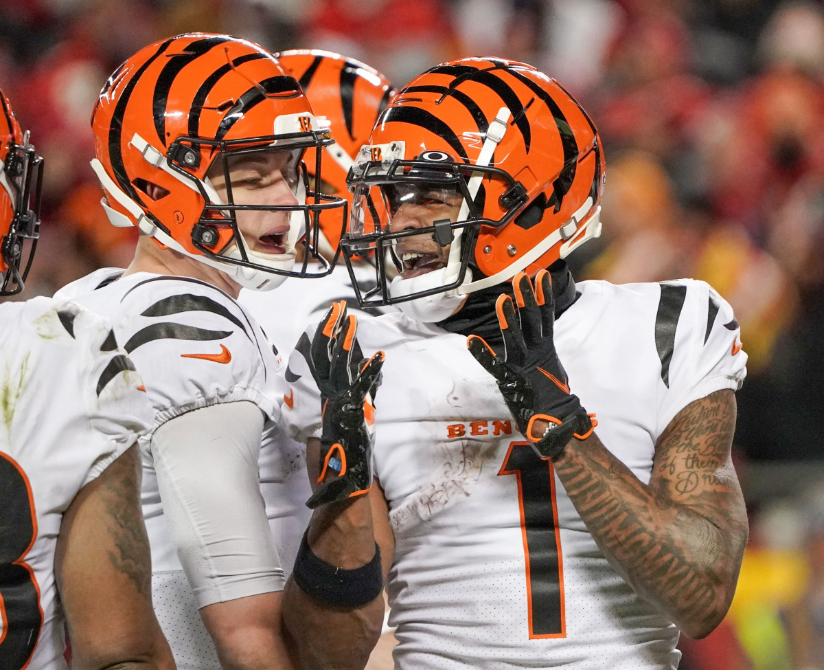 Watch: Cincinnati Bengals Joe Burrow, Ja'Marr Chase Score First TD Of 2023  Postseason - Sports Illustrated Cincinnati Bengals News, Analysis and More