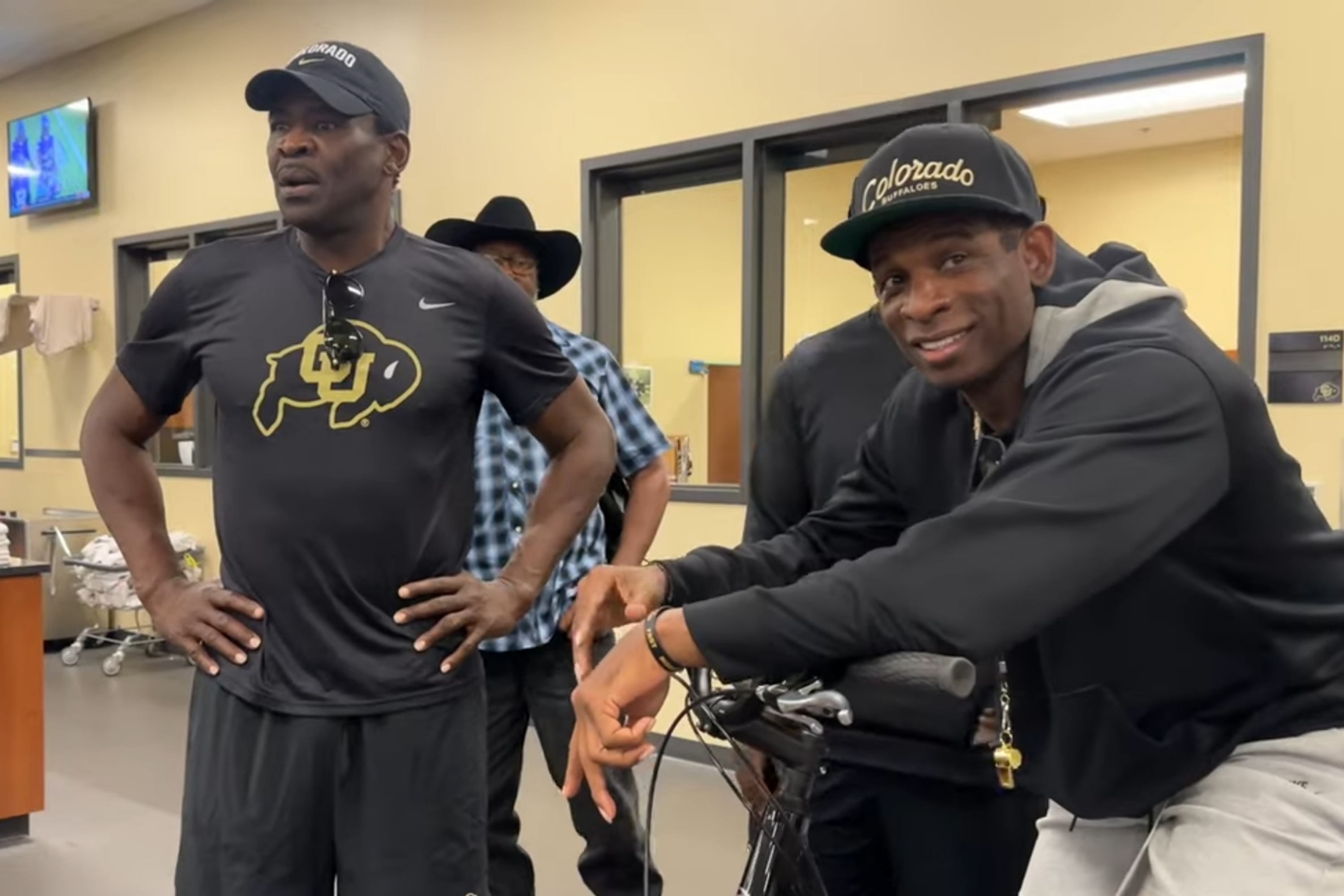 IN PHOTOS: Michael Irvin links up with Deion Sanders in Colorado