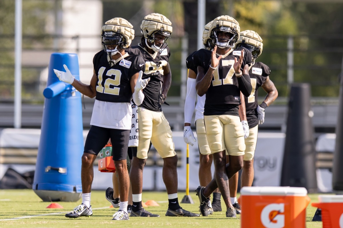 New Orleans Saints wide receiver Jontre Kirklin (85) runs with the