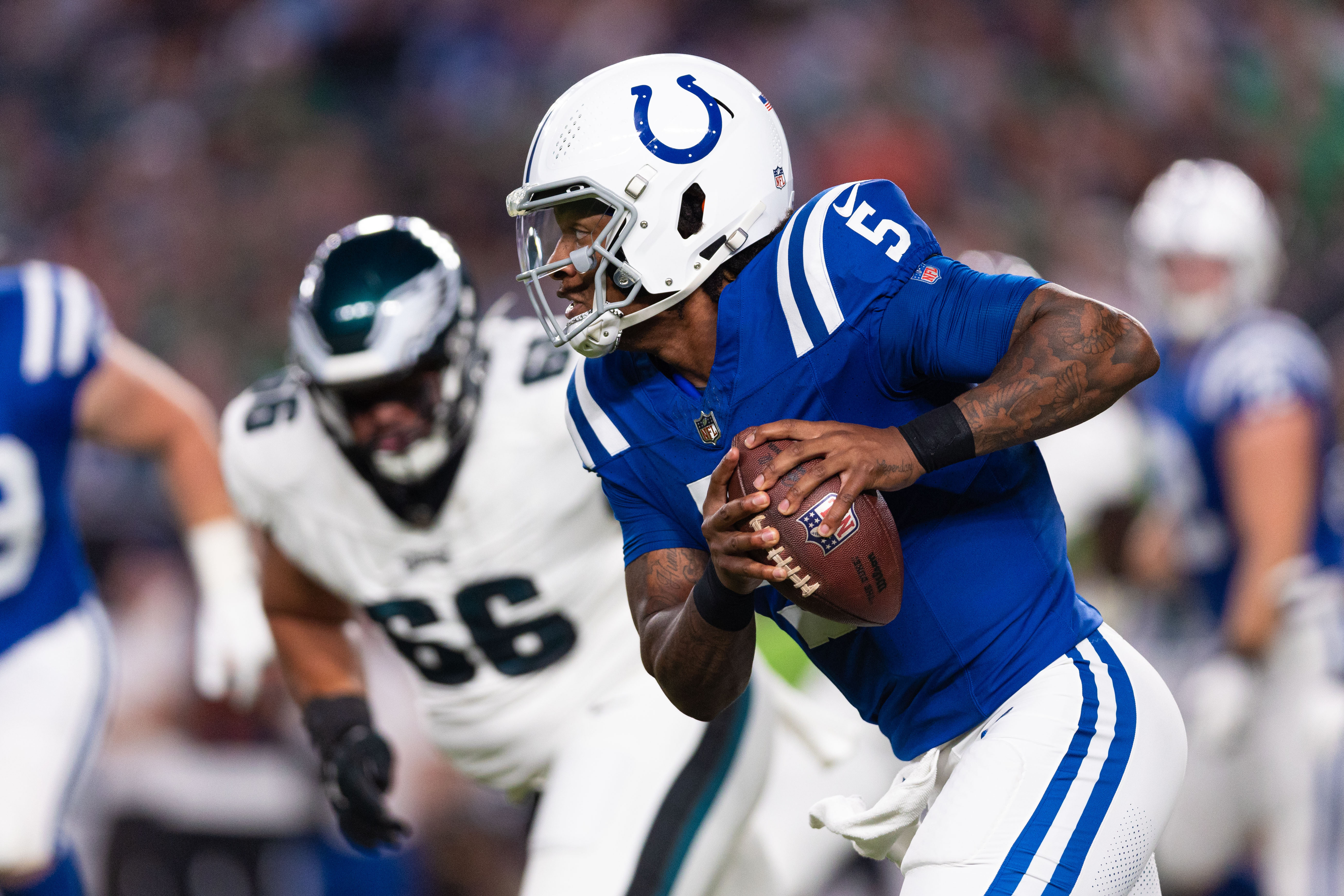 Colts' QB Richardson plays a full half, Colts beat Eagles 27-13 in Philly -  WISH-TV, Indianapolis News, Indiana Weather