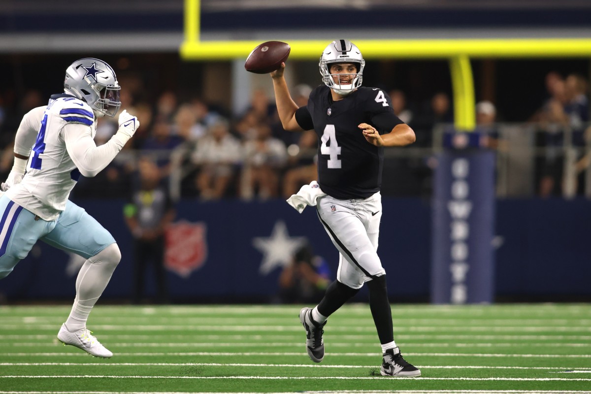 Rookie Raiders QB Aidan O'Connell faces steep learning curve in