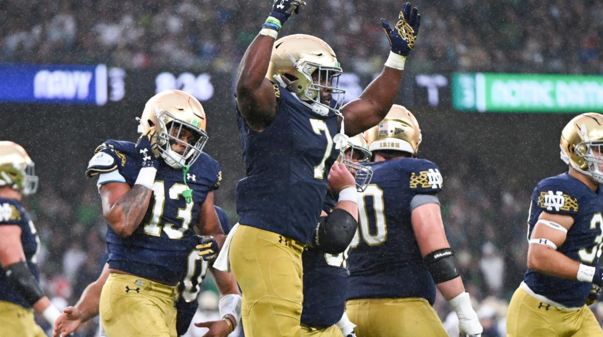 Upon Further Review Breaking Down Notre Dame's Win Over Navy Sports