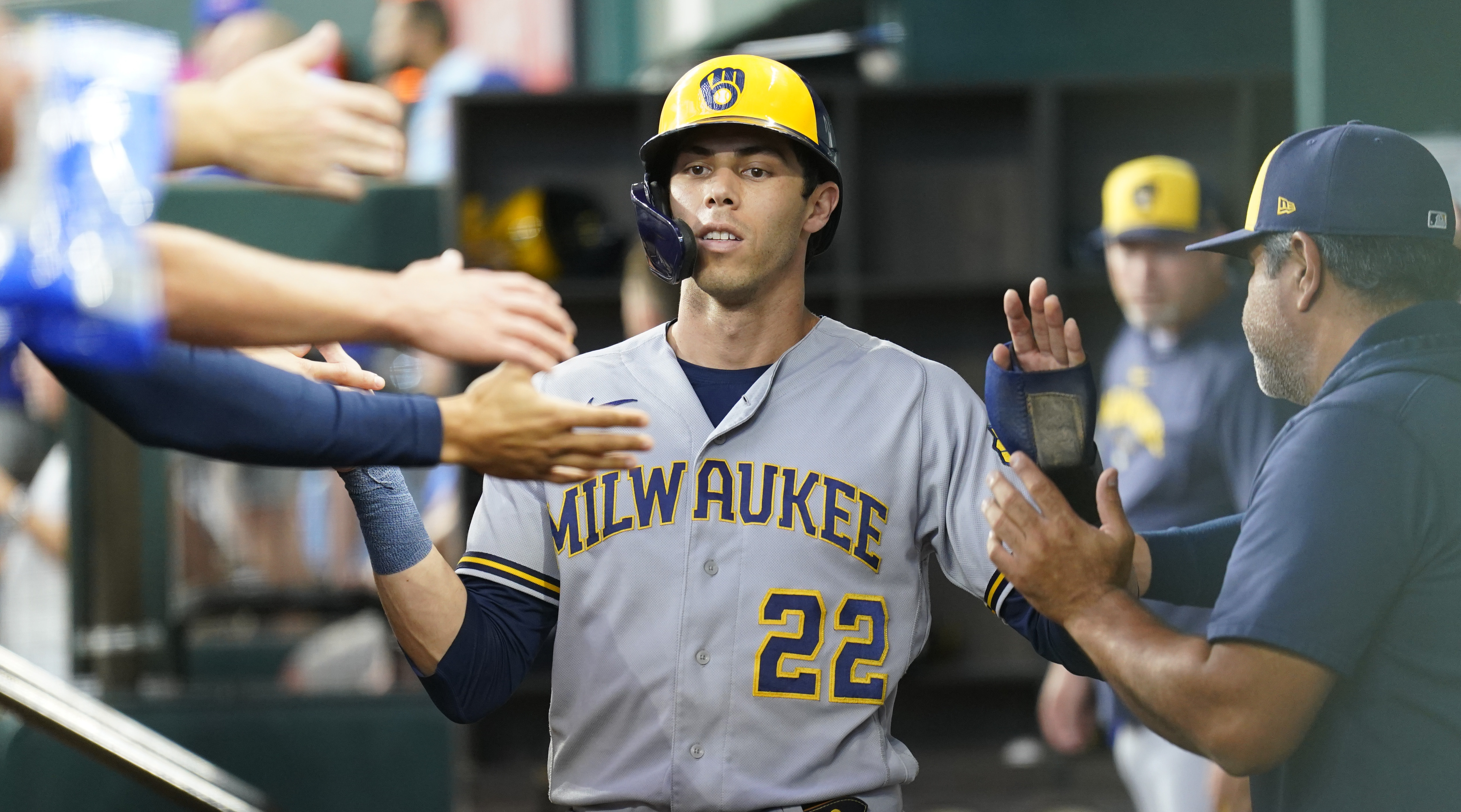 Where does Brewers outfielder Christian Yelich rank in club history?