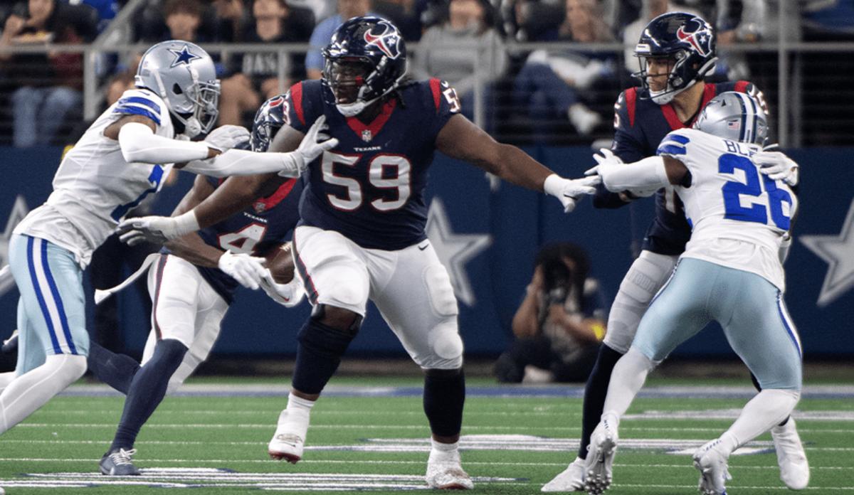 Texans rookie Kenyon Green makes NFL starting debut: 'I feel like