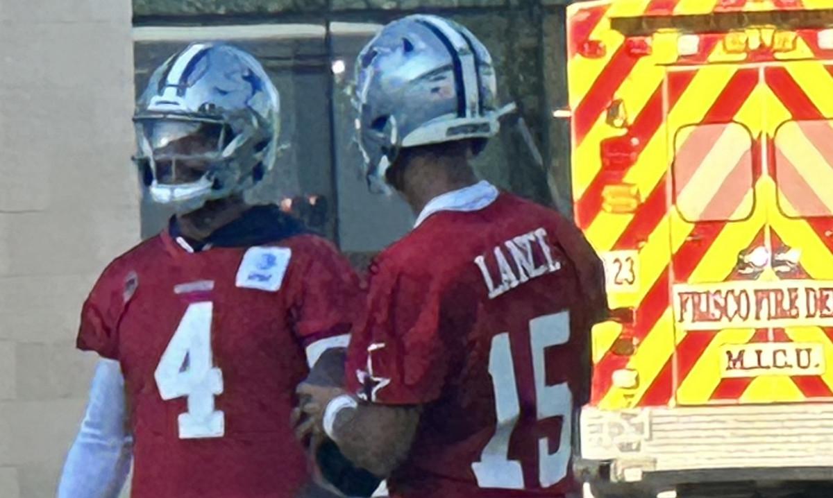 First look at Trey Lance in Dallas Cowboys uniform