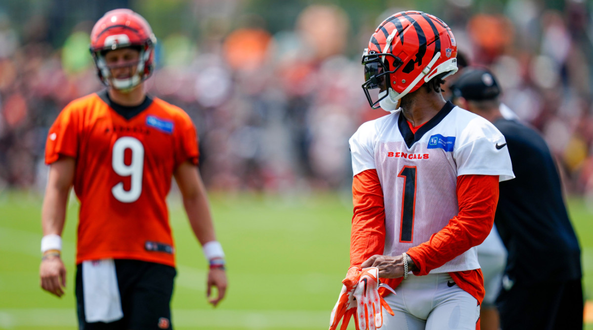 Bengals quarterback Joe Burrow is back at practice