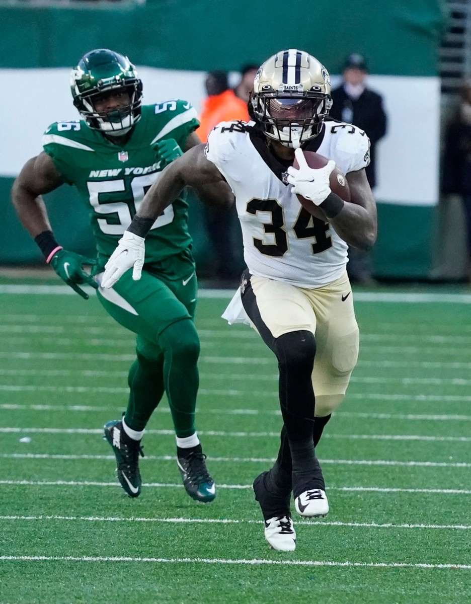 New Orleans Saints RB Tony Jones Jr. changes jersey number again