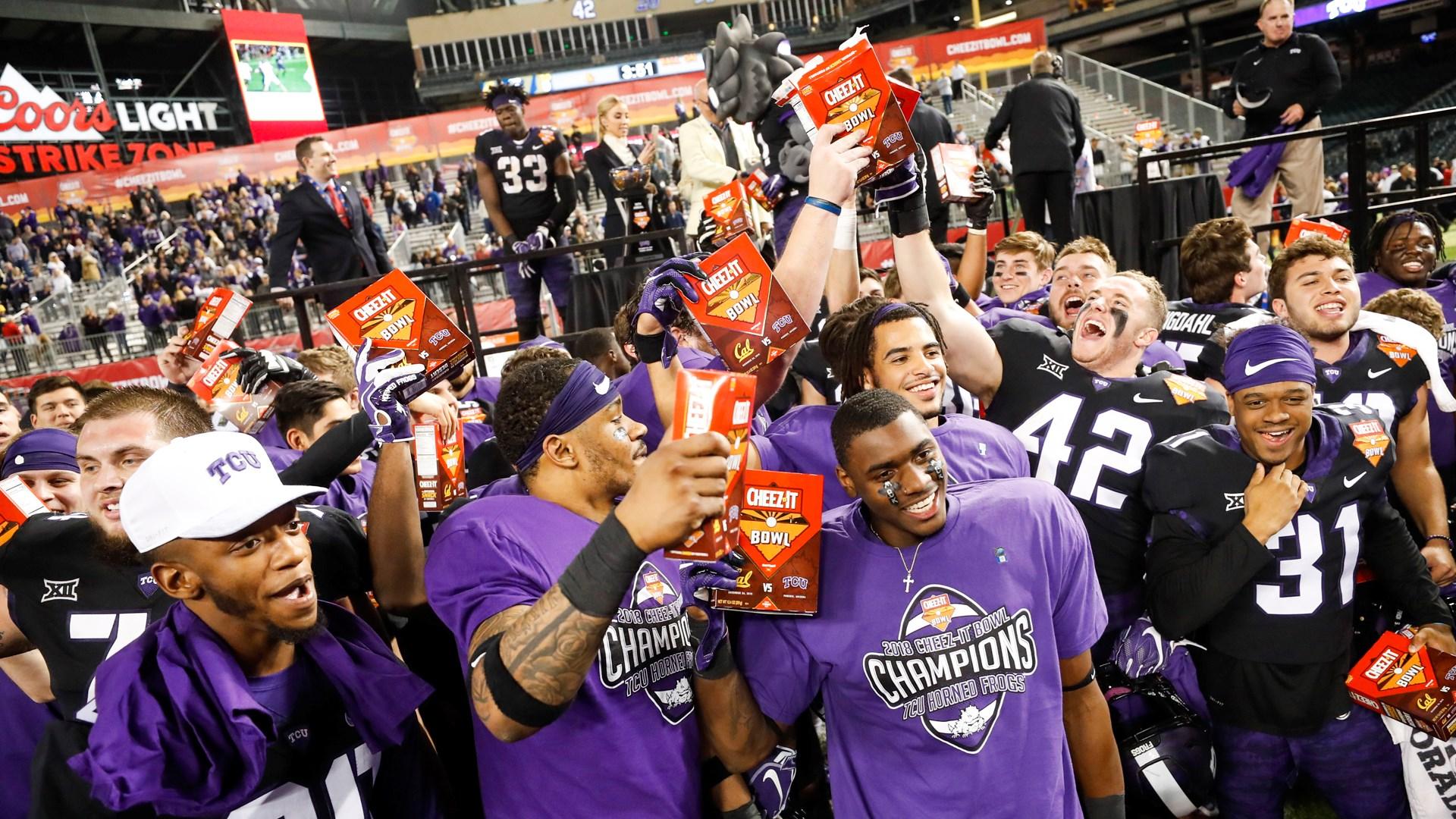 TCU - the 2018 Cheez-It Bowl Champions