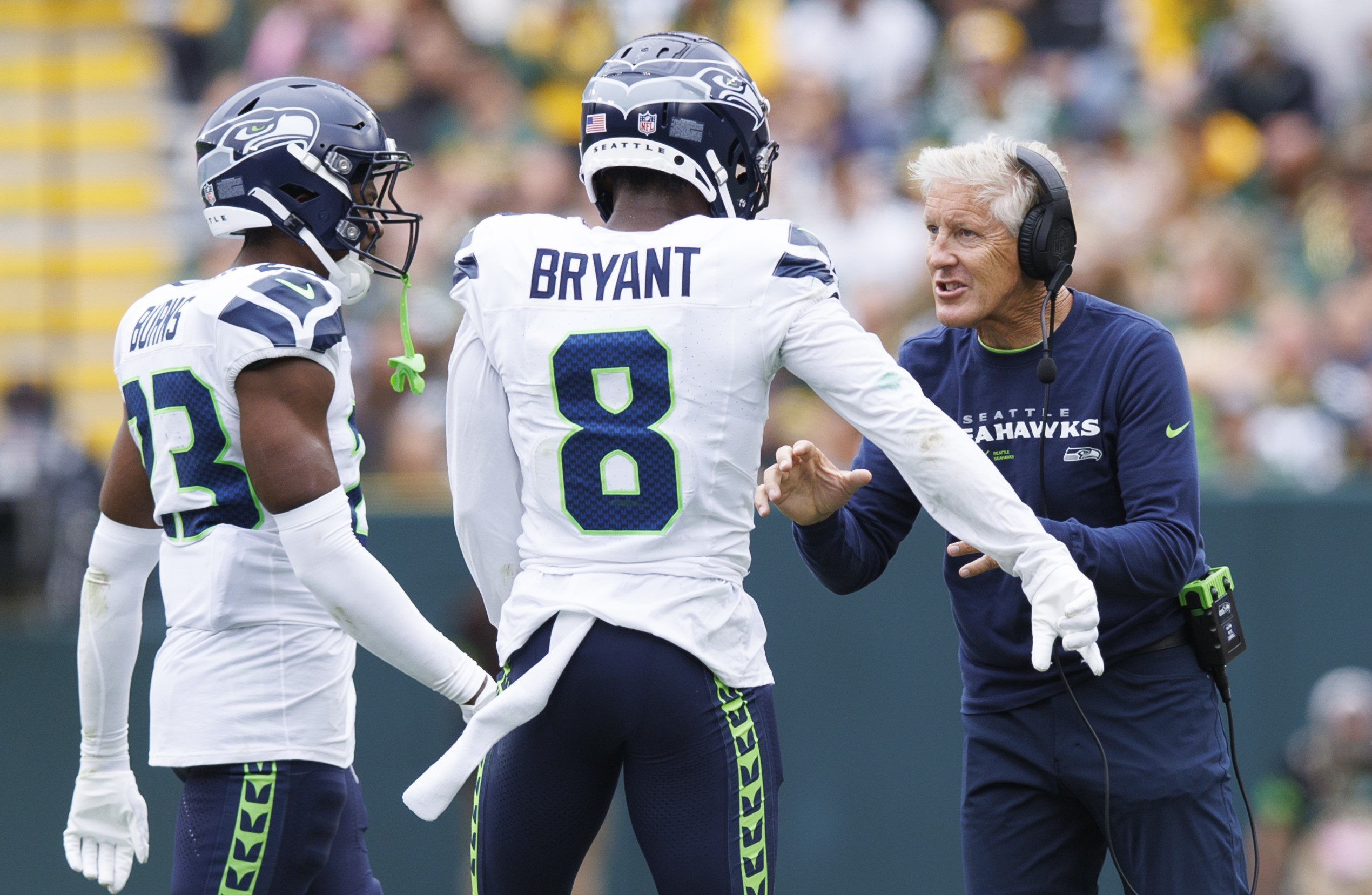 In his element as a teacher, Pete Carroll seems to be having the time of his life with the youthful Seahawks, who have high expectations despite being one of the NFL's youngest teams.