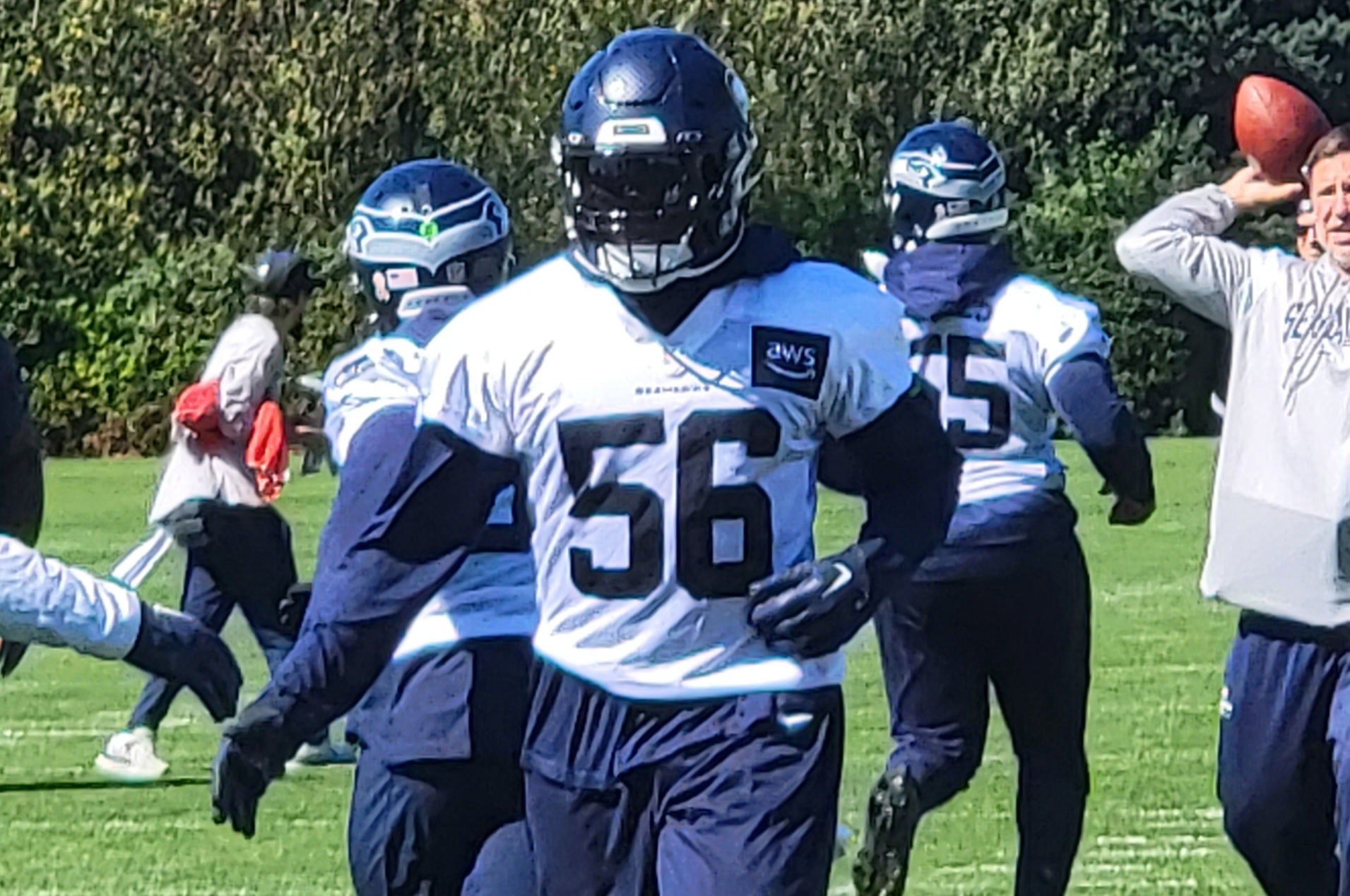 Top rookie Jordyn Brooks progressing in Seahawks defense