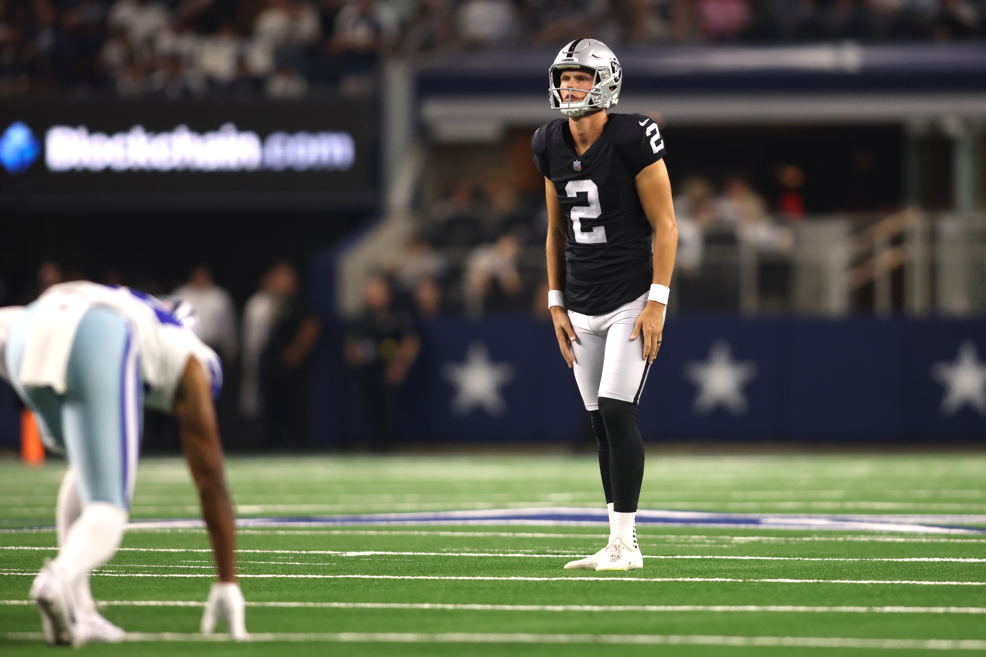 Las Vegas Raiders Daniel Carlson's jersey retired by alma mater - Sports  Illustrated Las Vegas Raiders News, Analysis and More