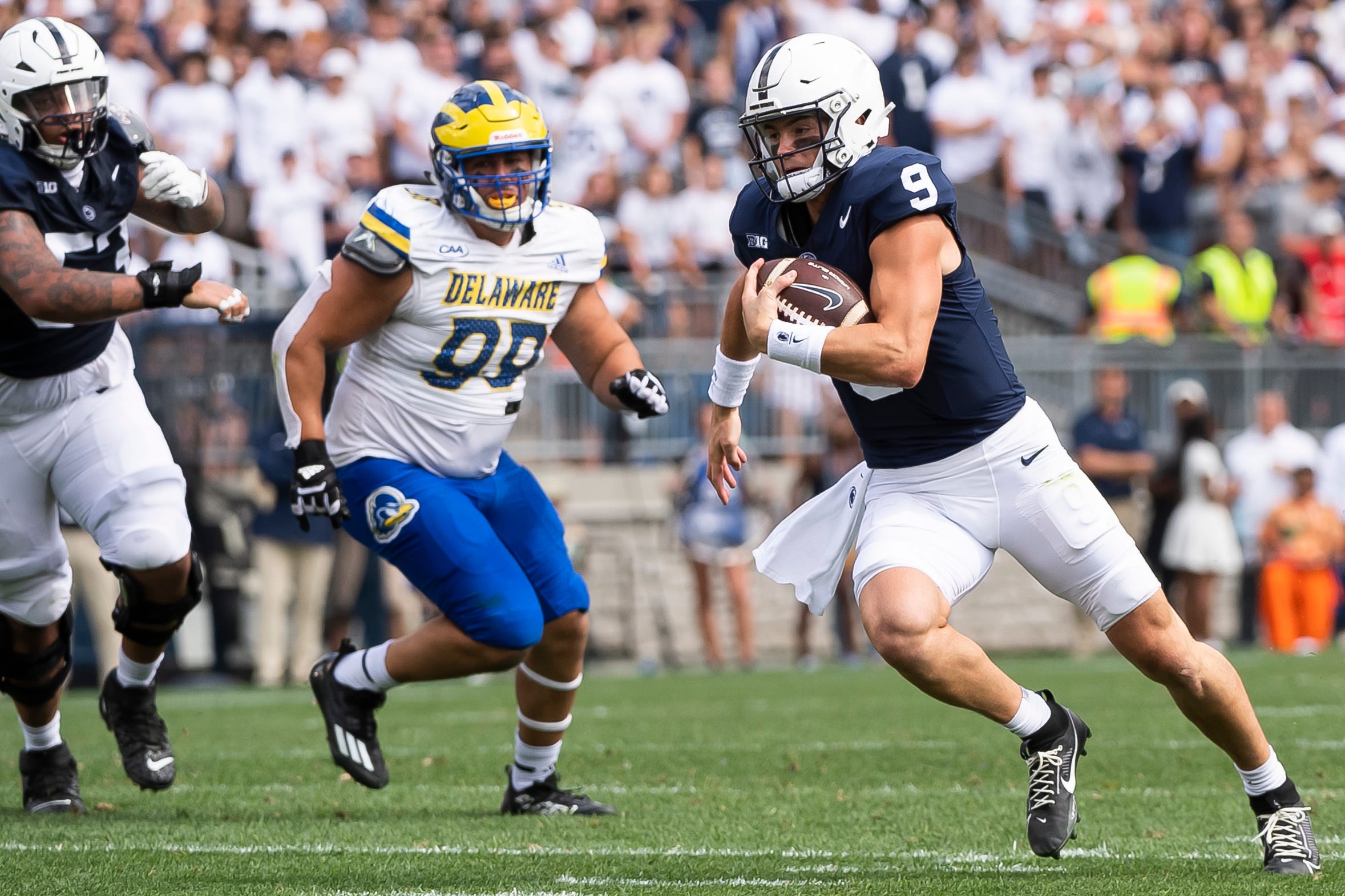 Penn State Coach James Franklin Hints At Deploying Beau Pribula Along ...