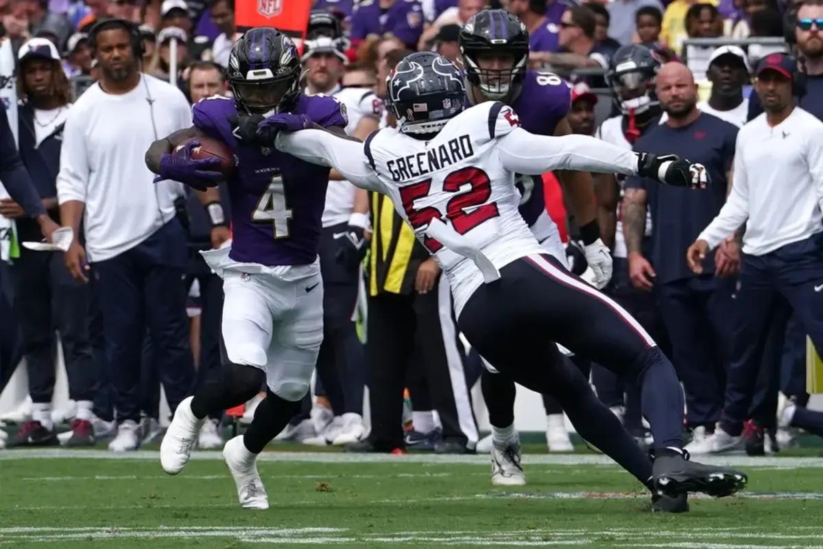 BaltimoreRavens Defense Dominates Houston Texans in 25-9 Win: Game Log -  Sports Illustrated Baltimore Ravens News, Analysis and More