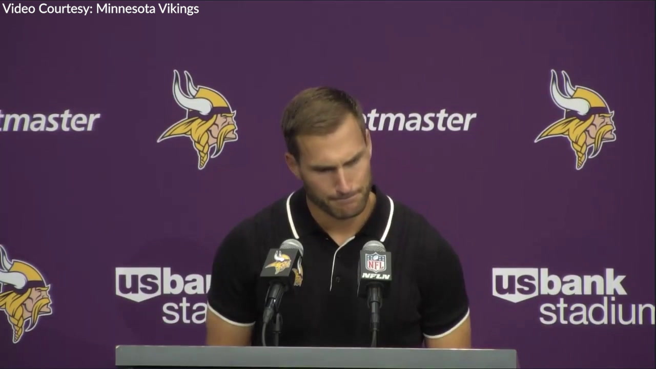 Kirk Cousins on what happened on his interception before halftime