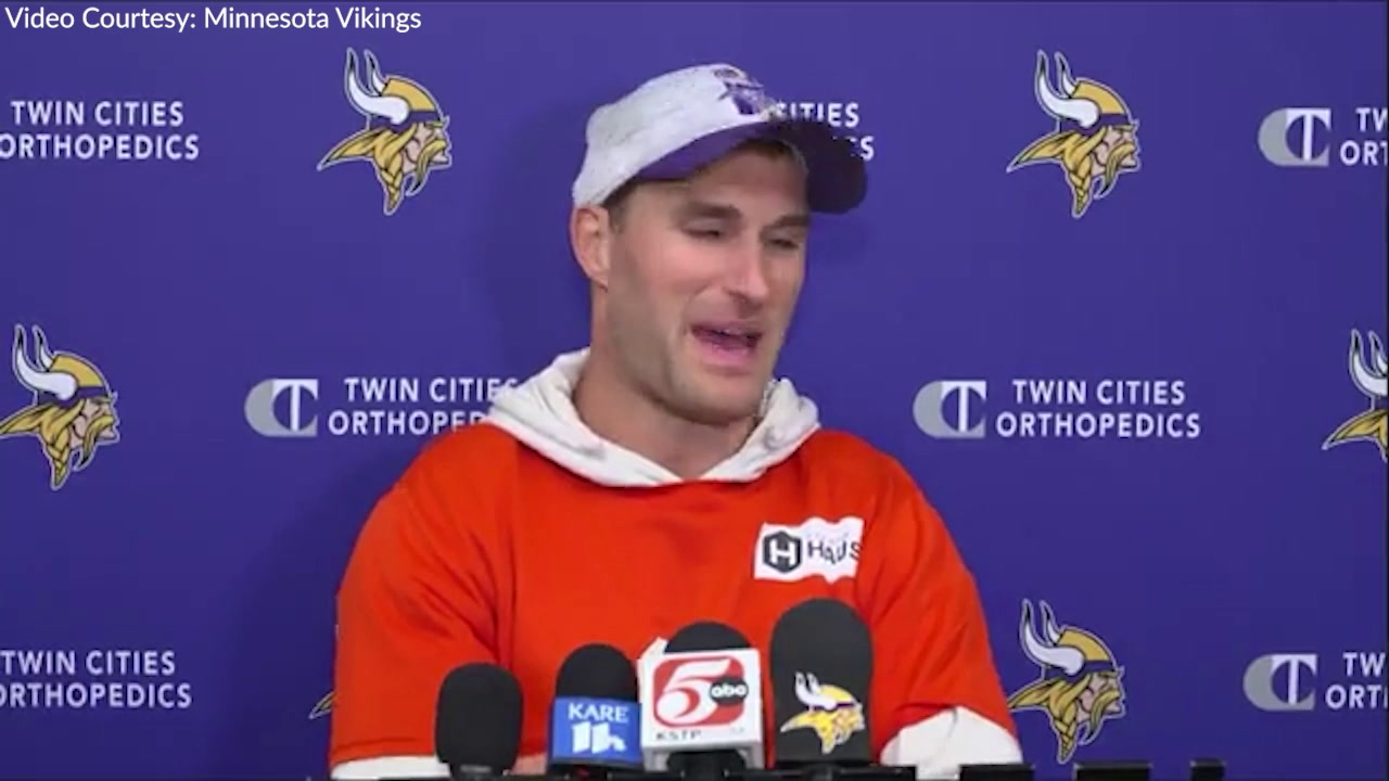 Kirk Cousins on cameras catching him angry after interceptions - Sports  Illustrated Minnesota Sports, News, Analysis, and More