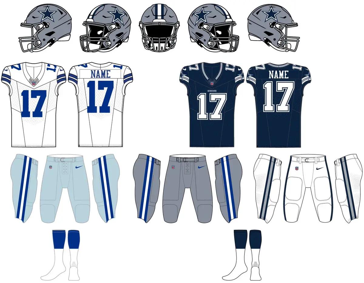 The Cowboys Uniform Through History