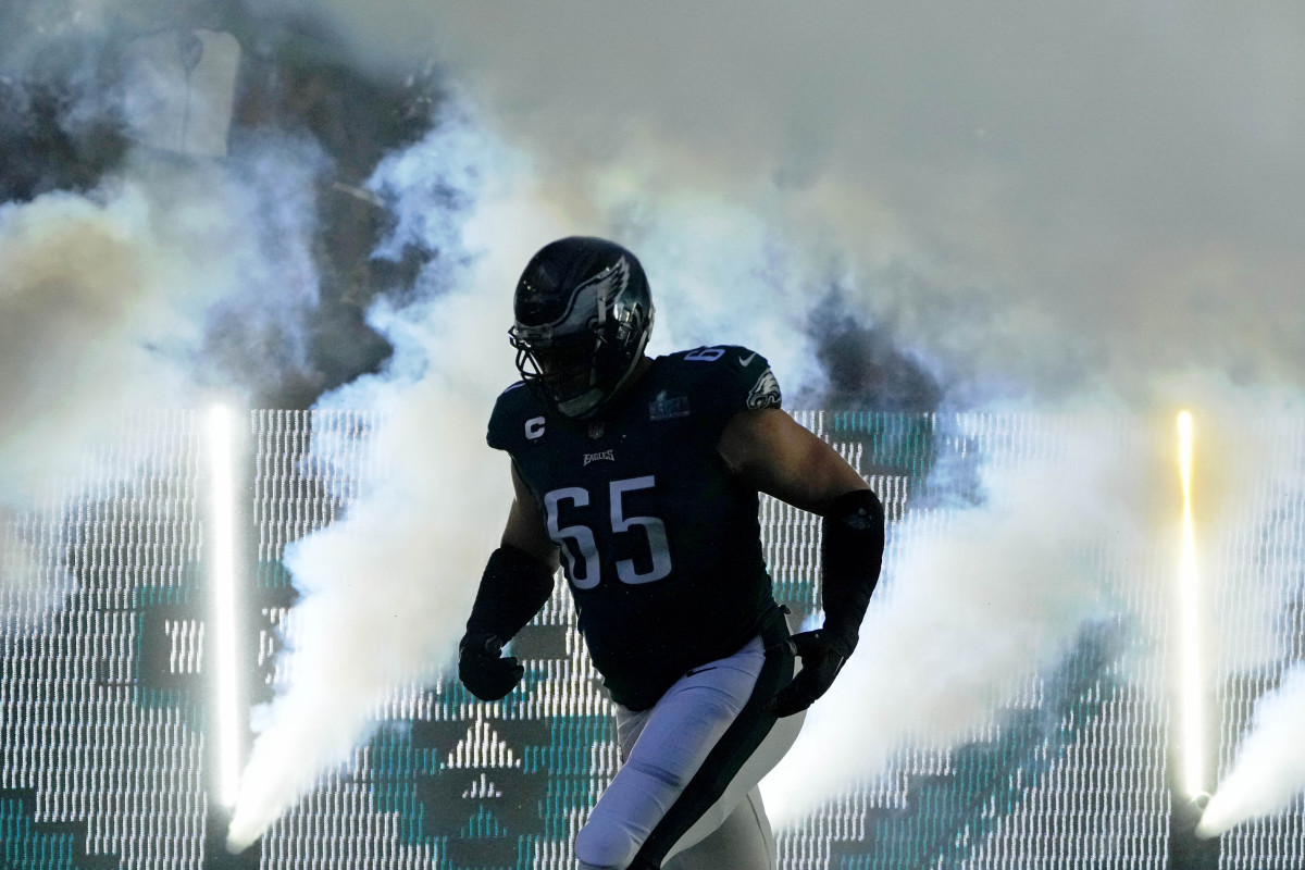 Lane Johnson is a stalwart on the offensive line for the Philadelphia Eagles. (Kirby Lee/USA Today)