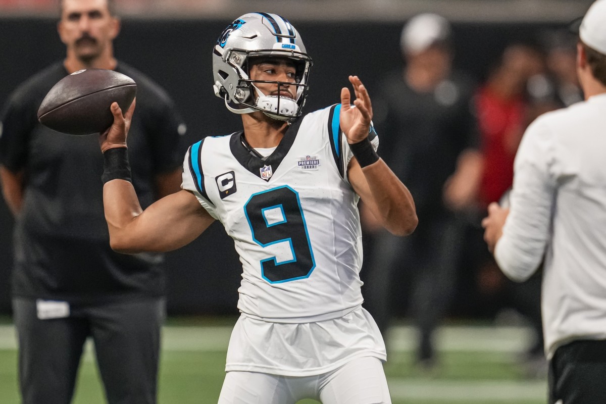 Panthers QB Bryce Young takes field for 1st game at BofA Stadium