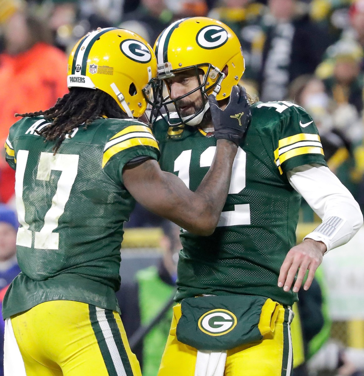 Davante Adams Says Watching Aaron Rodgers's Injury Was 'Like a