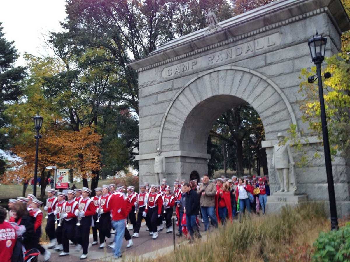 On autumn Saturdays, Badgers fans pack Camp Randall Stadium for home football games. Xxx Travel Cover Madison