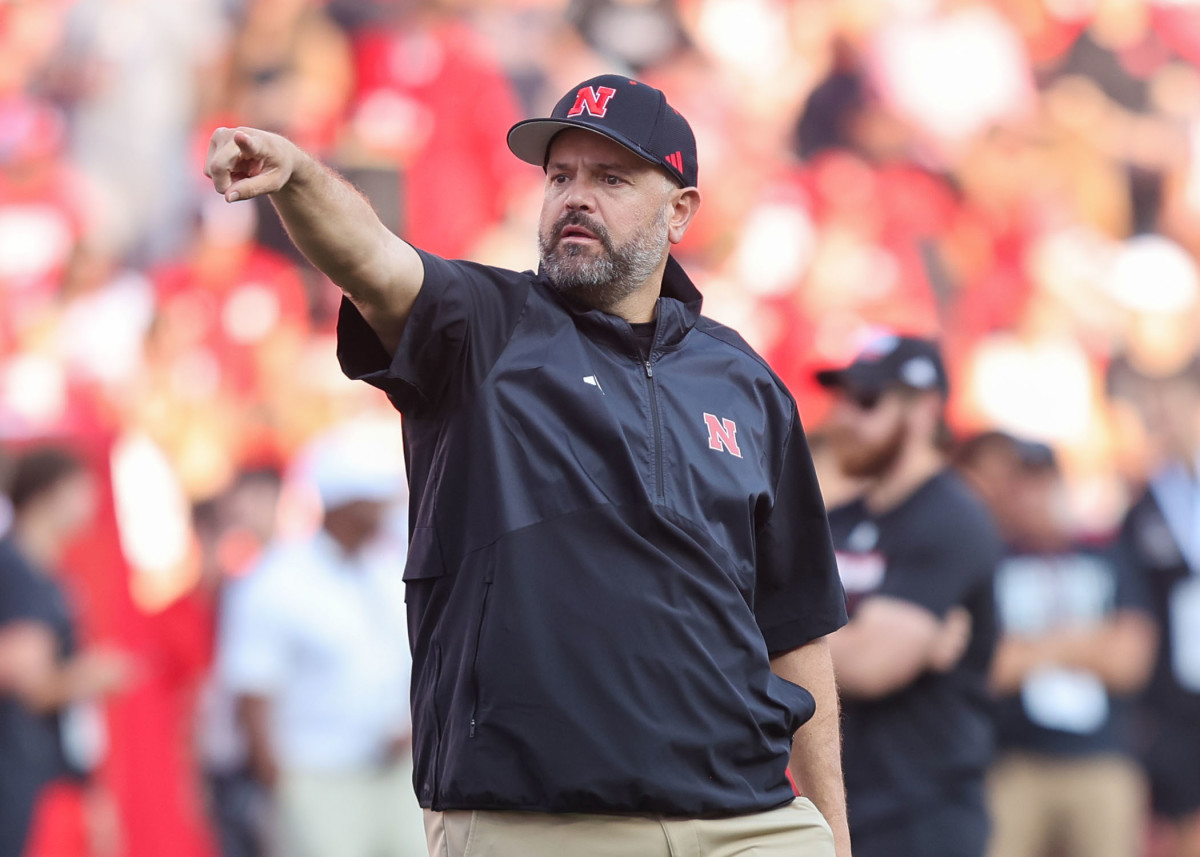 Matt Rhule 1 2023 Nebraska football vs Northern Illinois