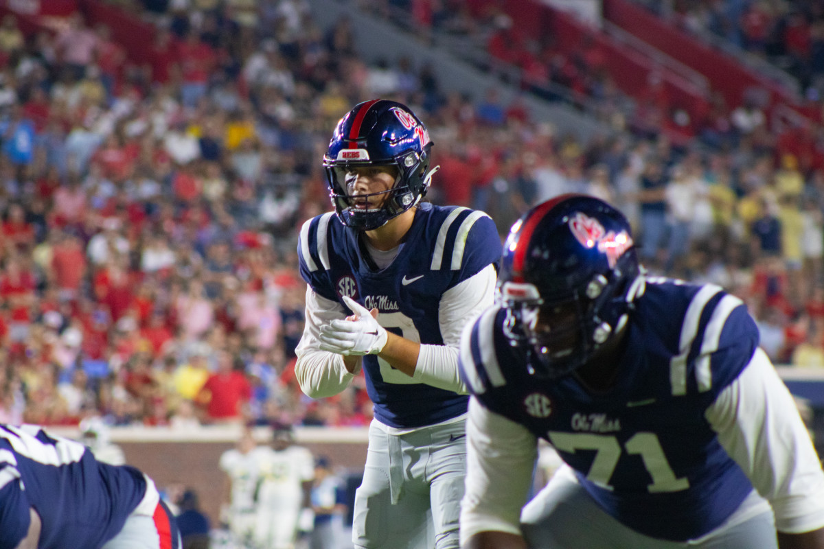 Ole Miss QB Jaxson Dart vs. Georgia Tech in Week 3