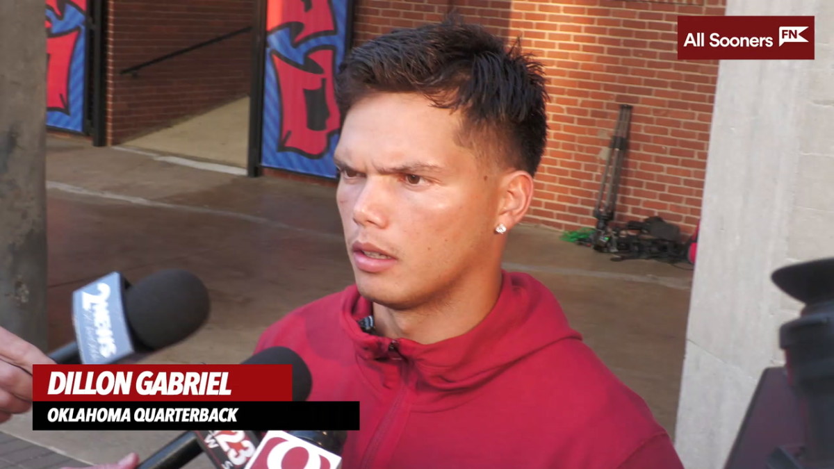 WATCH: Oklahoma QB Dillon Gabriel Tulsa Postgame Interview - Sports ...