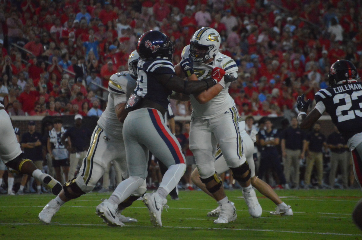 How will Georgia Tech's offensive line hold up on Saturday?