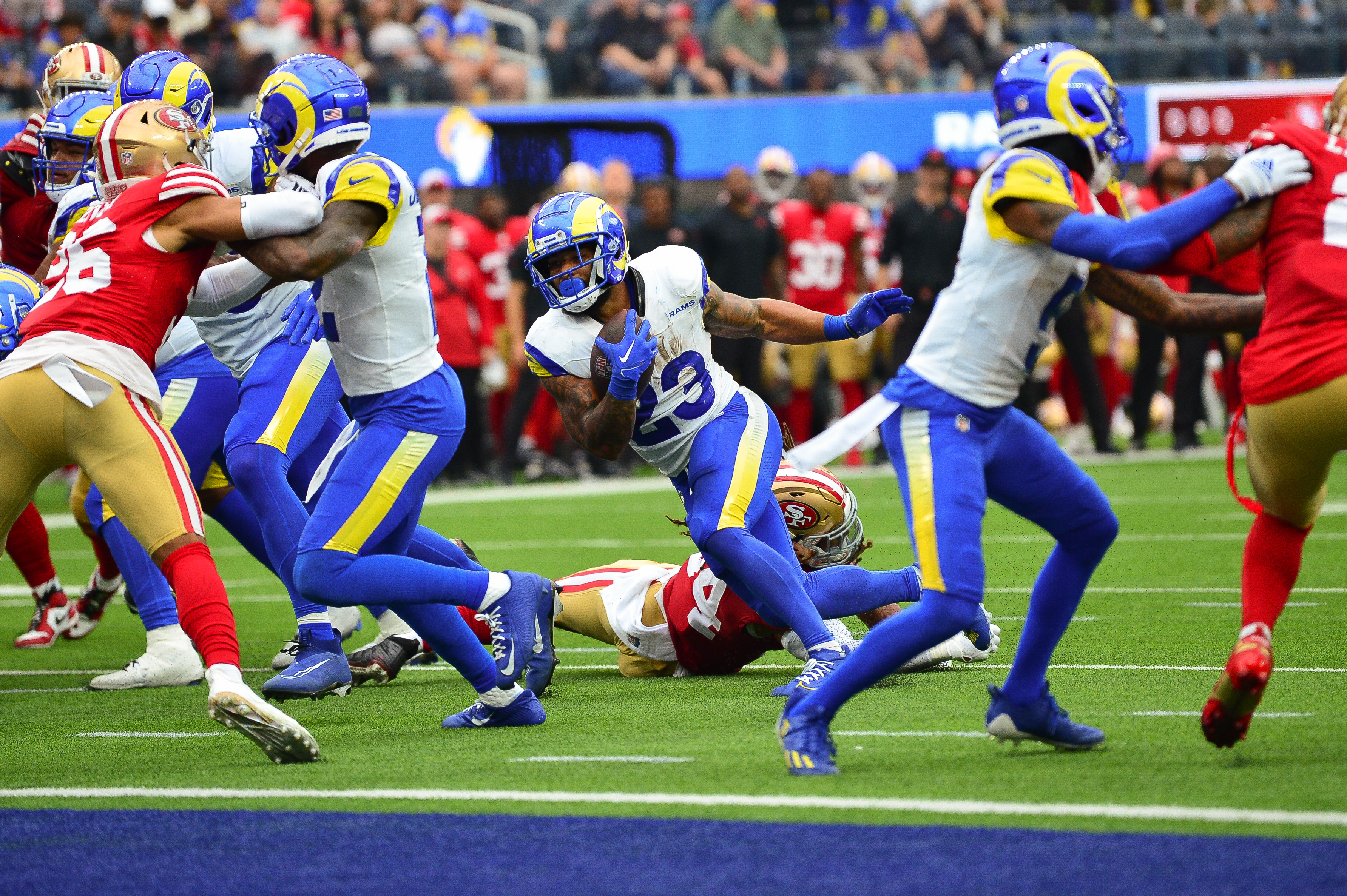 Los Angeles Rams running back Kyren Williams' second TD of the