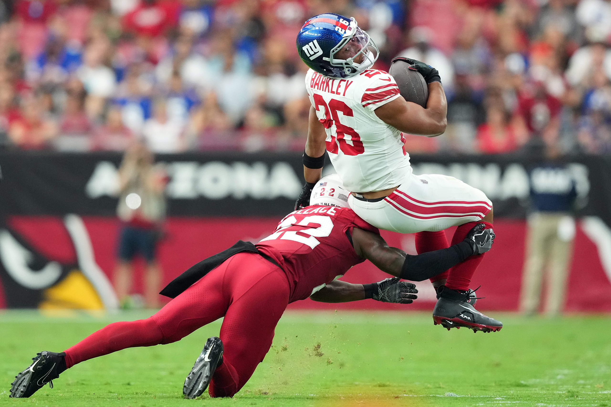 New York Giants rally for victory, Saquon Barkley suffers injury – NBC New  York