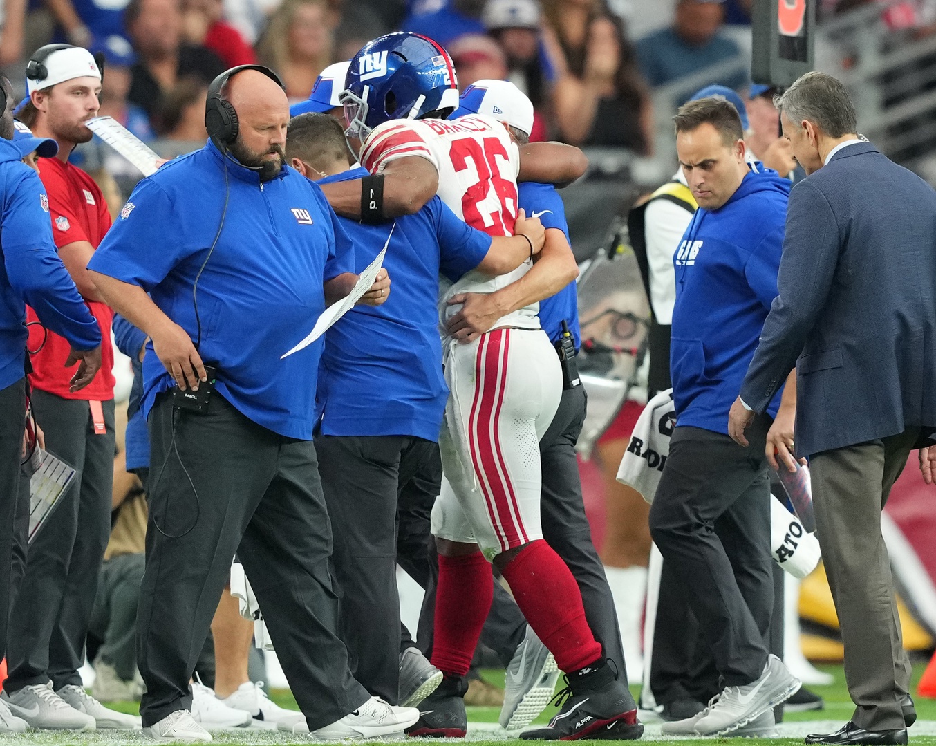 Giants won't rule out Saquon Barkley for Week 3 game against 49ers