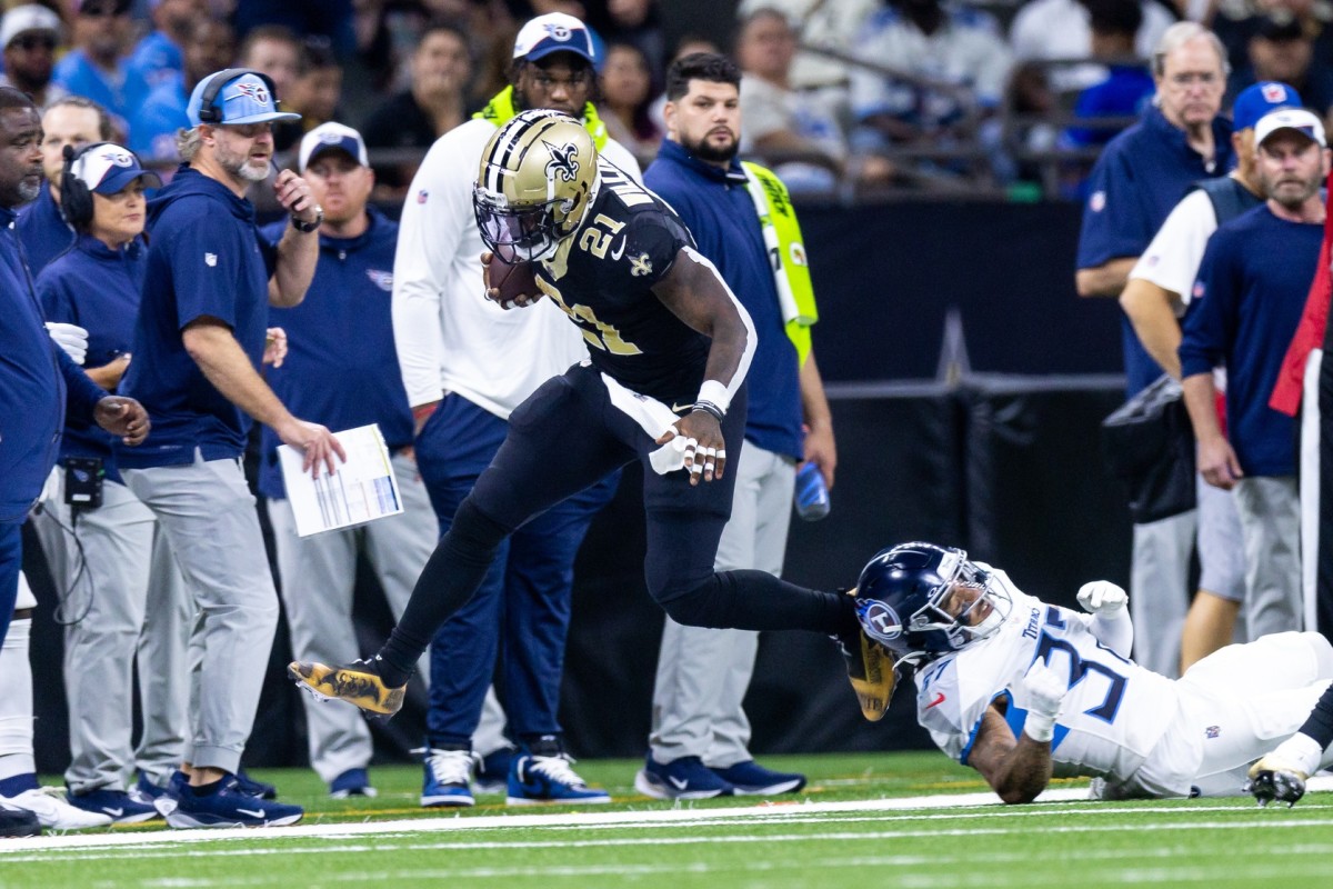 New Orleans Saints Jamaal Williams dances at practice video