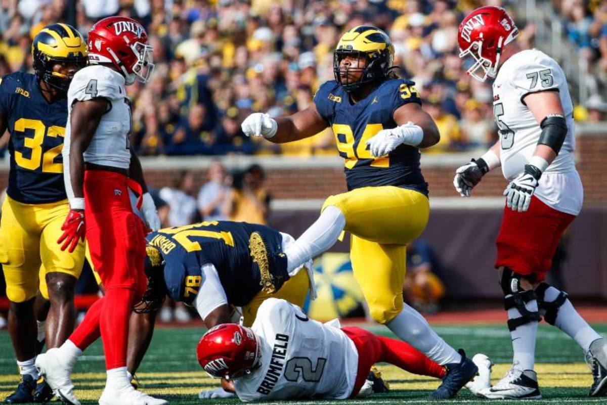 Michigan defensive lineman Kris Jenkins