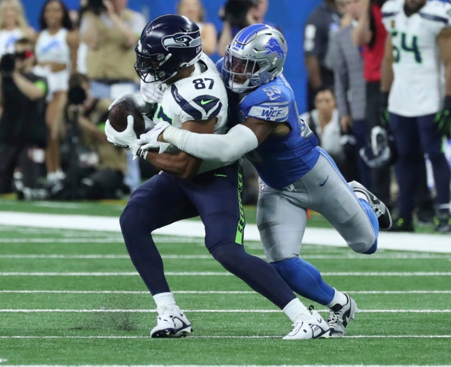 Rookie WR Amon-Ra St. Brown is bright spot for Lions in loss to Seattle