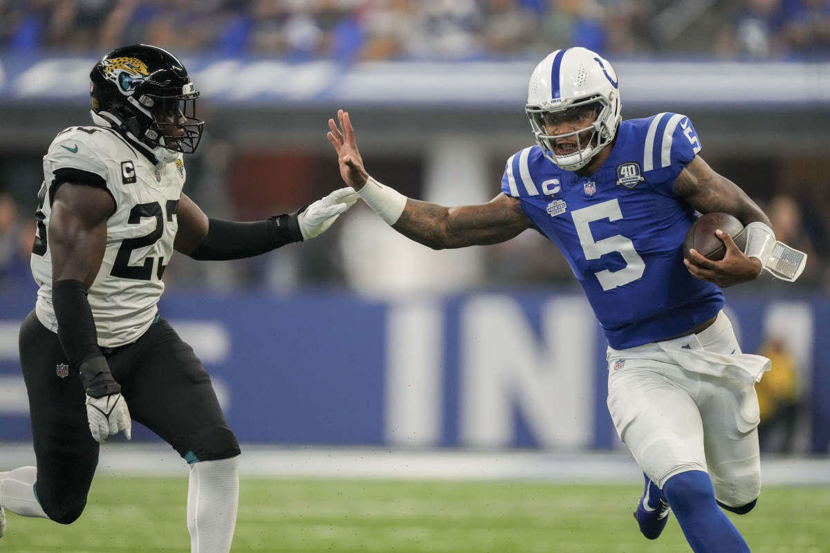 Colts QB Anthony Richardson ruled out for the game with a concussion  against Texans