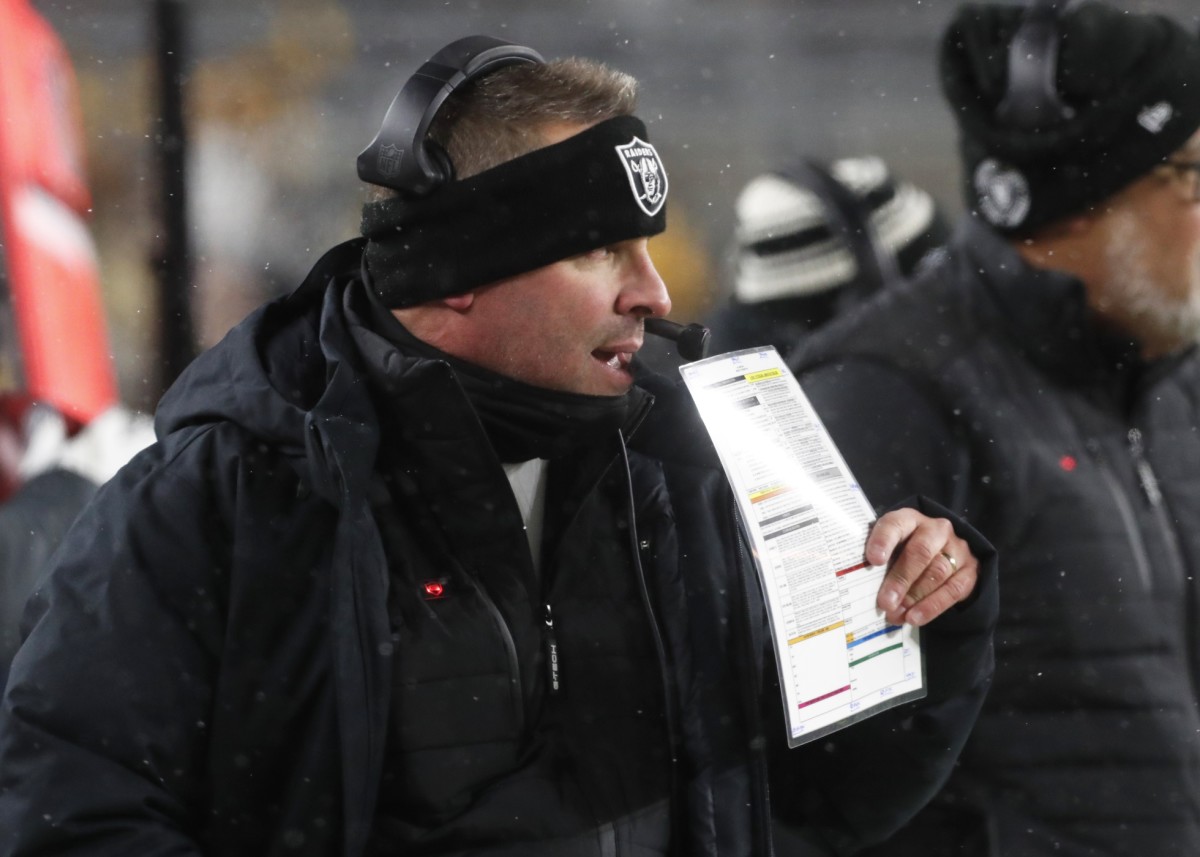 Las Vegas Raiders Josh McDaniels Speaks On Pittsburgh Steelers ...