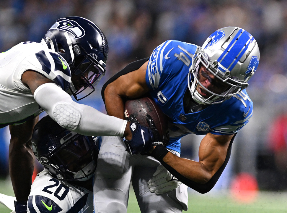 Why Lions' Aidan Hutchinson Was 'Surprised' by Falcons Run Game - Sports  Illustrated Atlanta Falcons News, Analysis and More