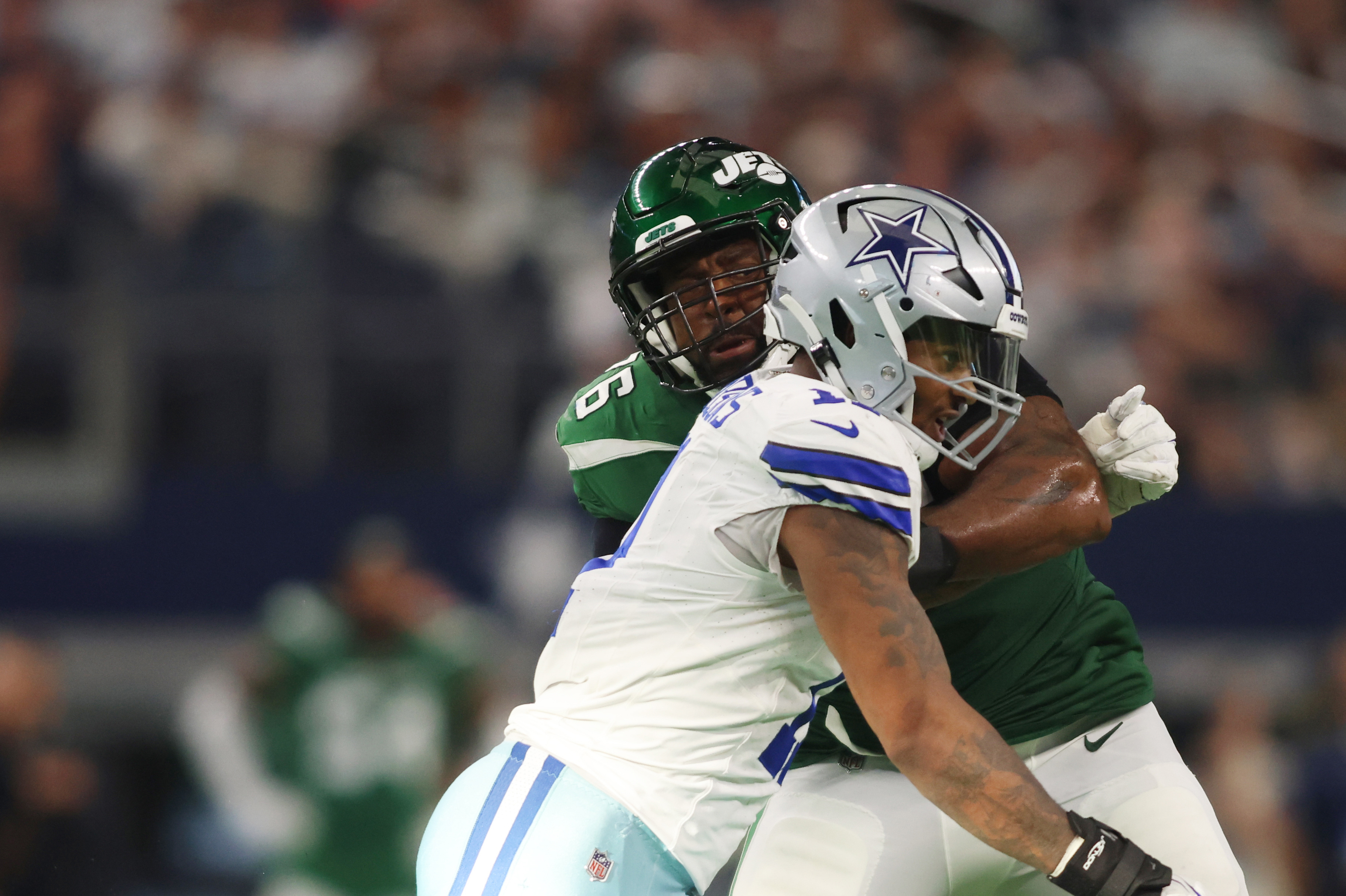 New York Jets linebacker Sherrod Greene (32) in action during the team's  NFL football rookie minicamp, Friday, May 5, 2023, in Florham Park, N.J.  (AP Photo/Rich Schultz Stock Photo - Alamy