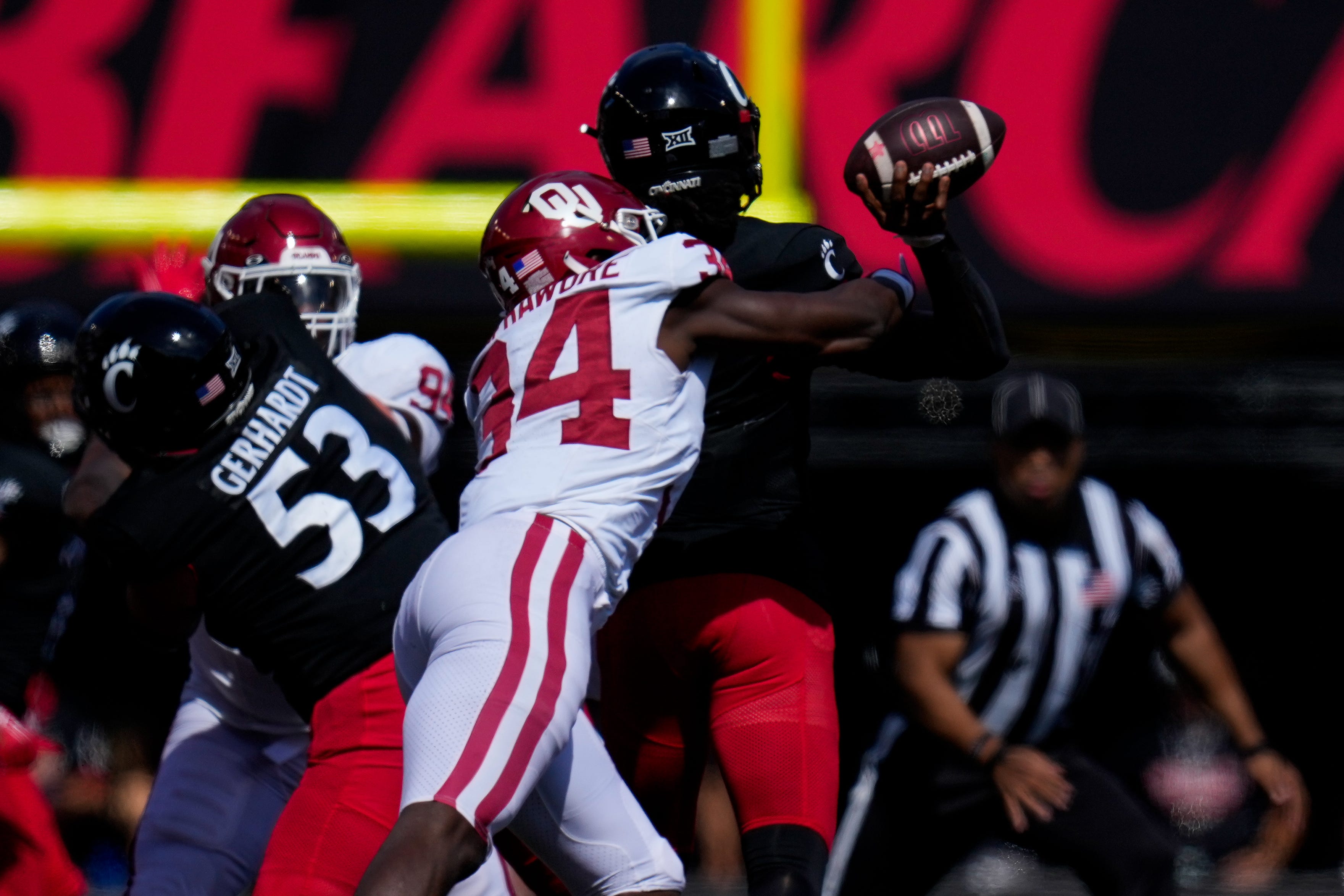 Double duty today. Cincinnati plays their first Big 12 game as