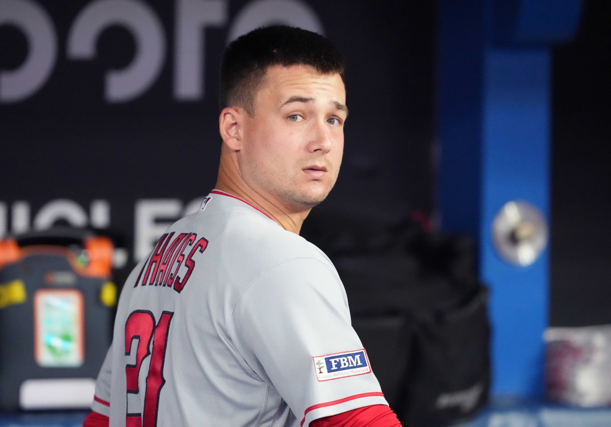 Angels News: Matt Thaiss May Not Play Defense Again This Season - Los ...