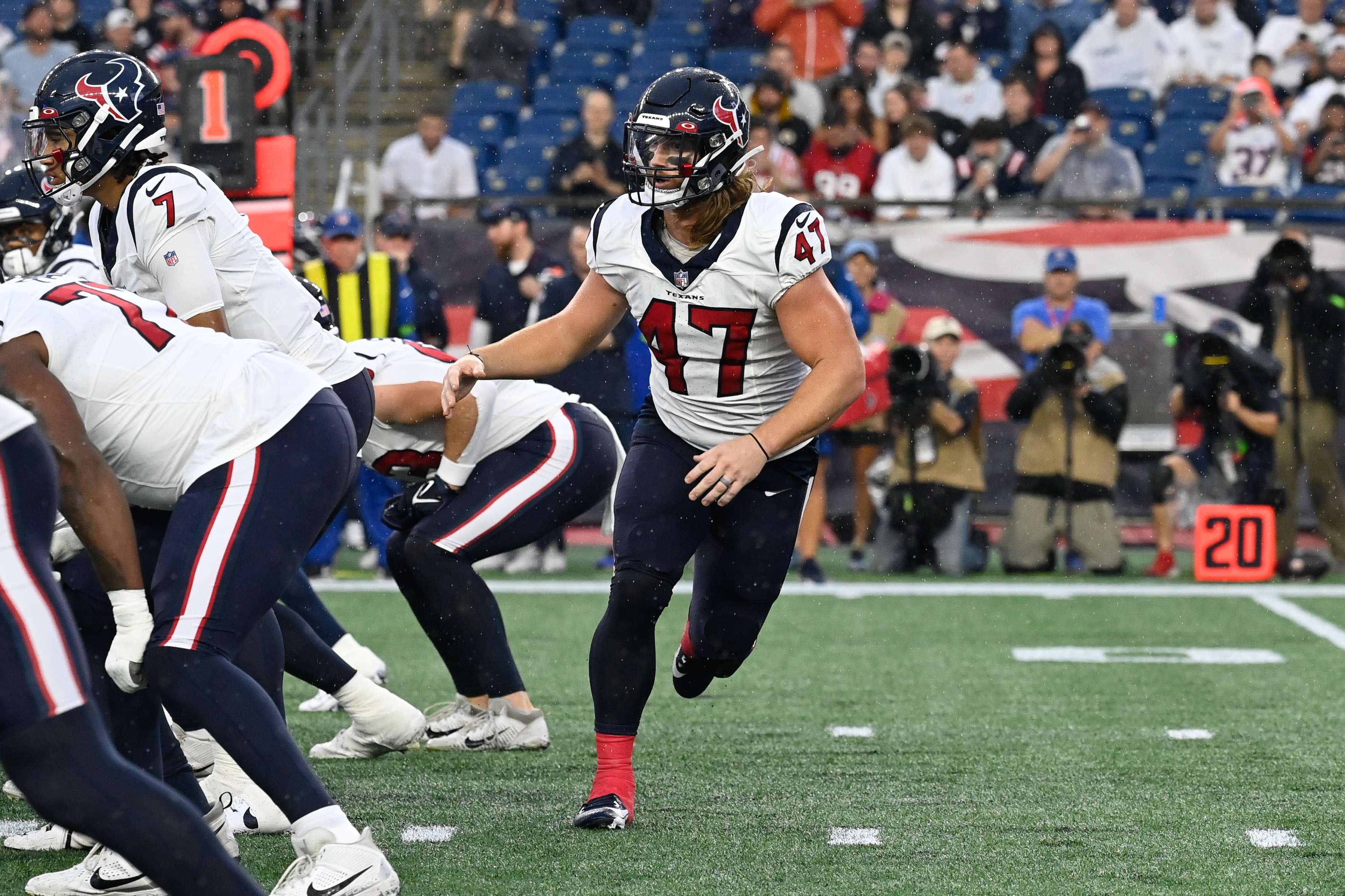 Texans fullback Andrew Beck UNREAL kickoff return TD 