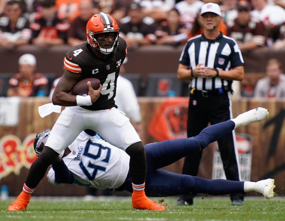 Browns beat the Titans with dominant defensive performance