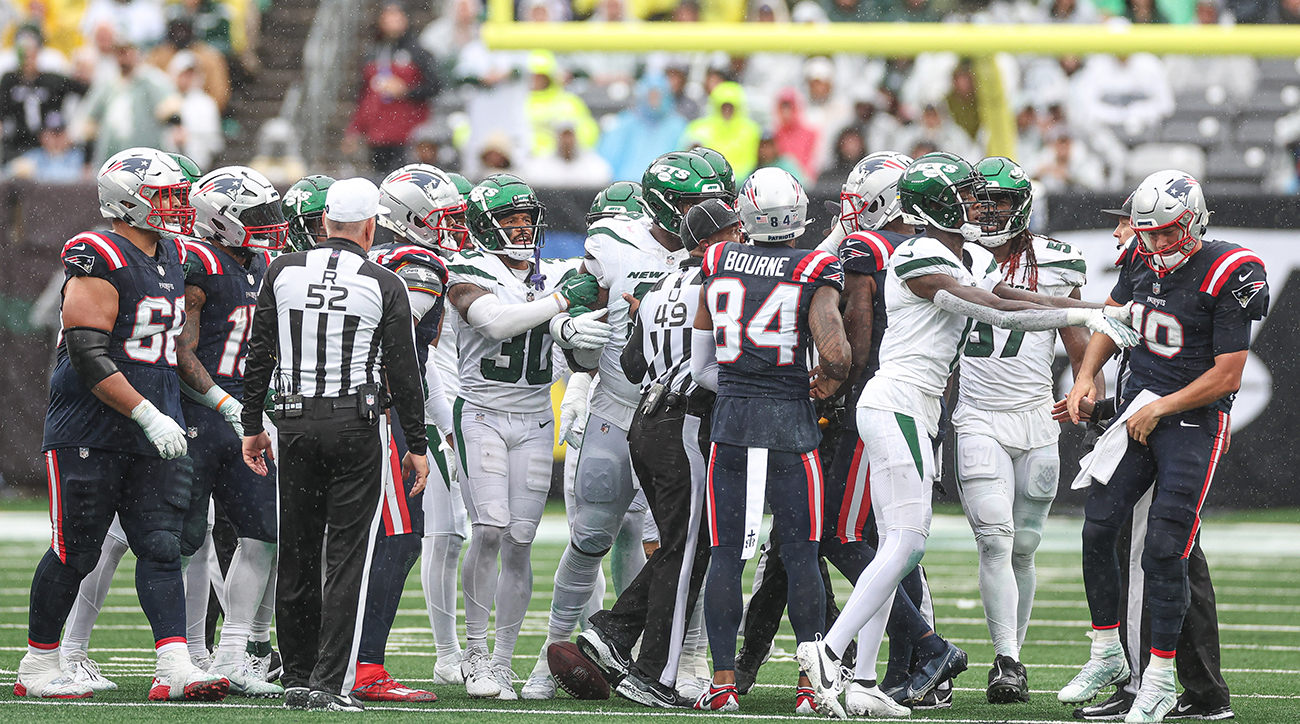 Sauce Gardner Shares New Angle of Mac Jones's Alleged Dirty Move During  Patriots-Jets Game - Sports Illustrated