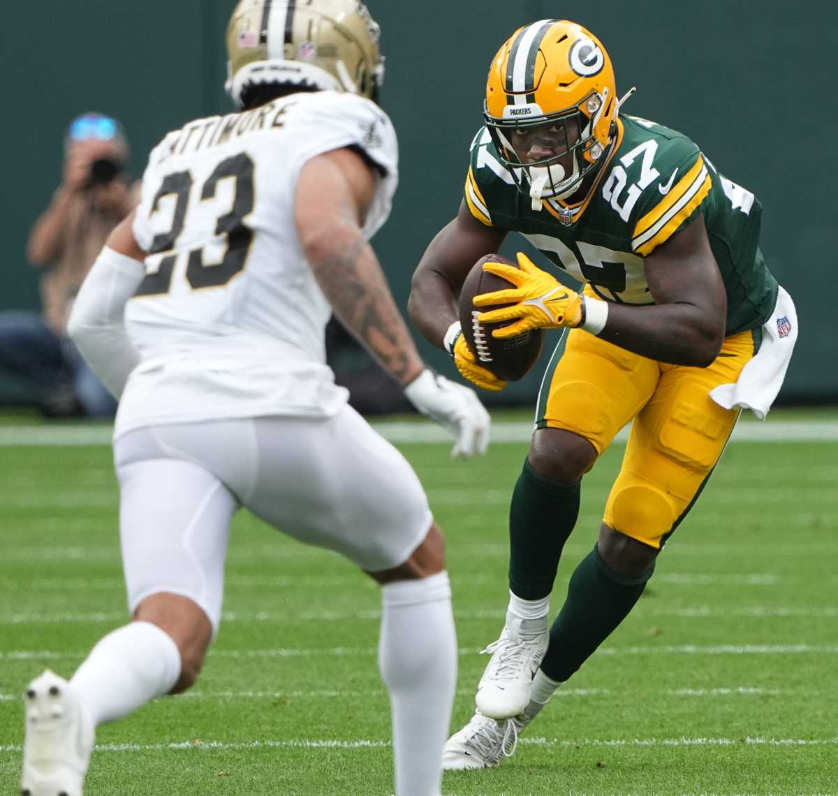 Packers RB Patrick Taylor Carries Momentum Into Training Camp - Sports  Illustrated Green Bay Packers News, Analysis and More