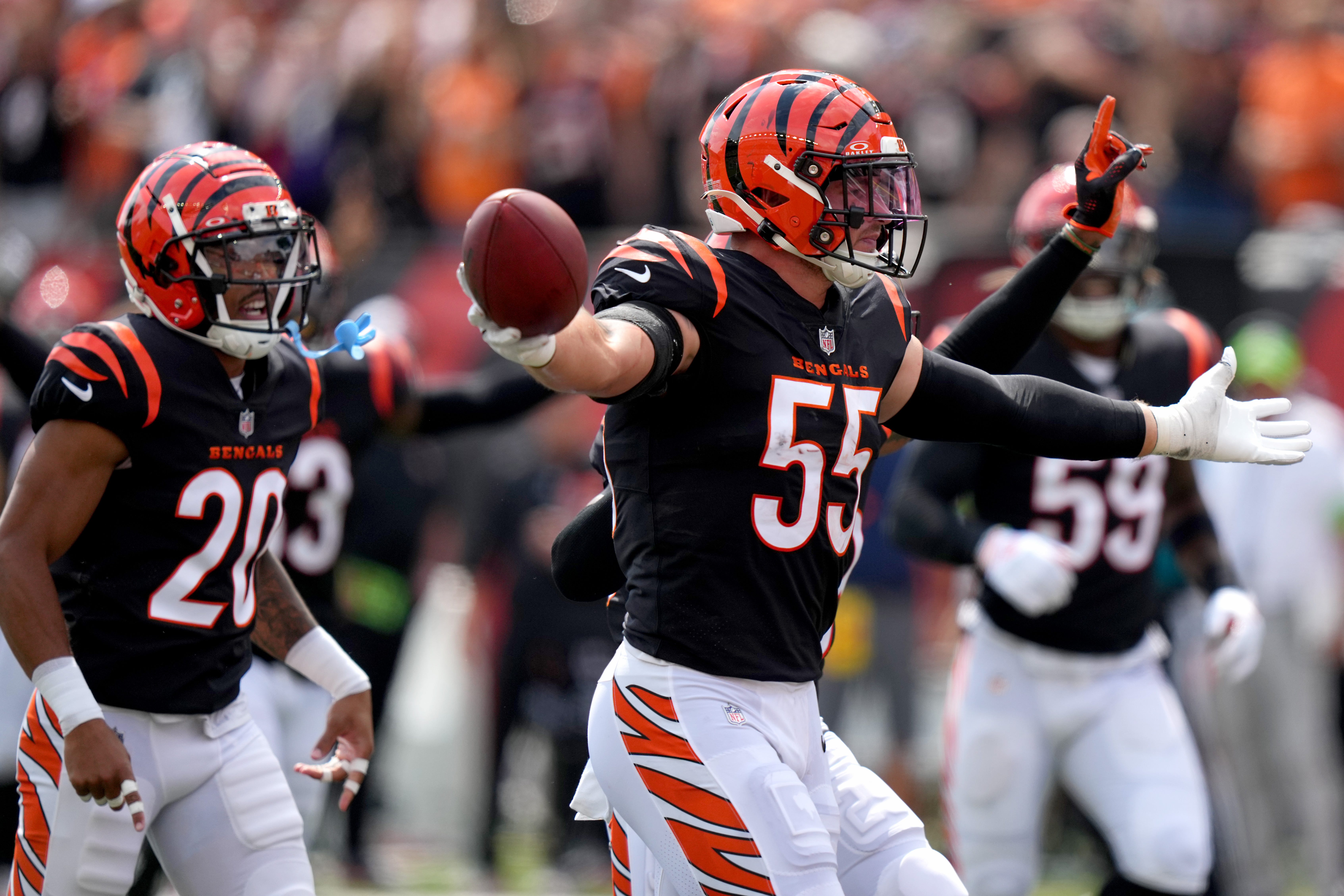 Watch: Cincinnati Bengals Linebacker Logan Wilson Intercepts Matthew ...