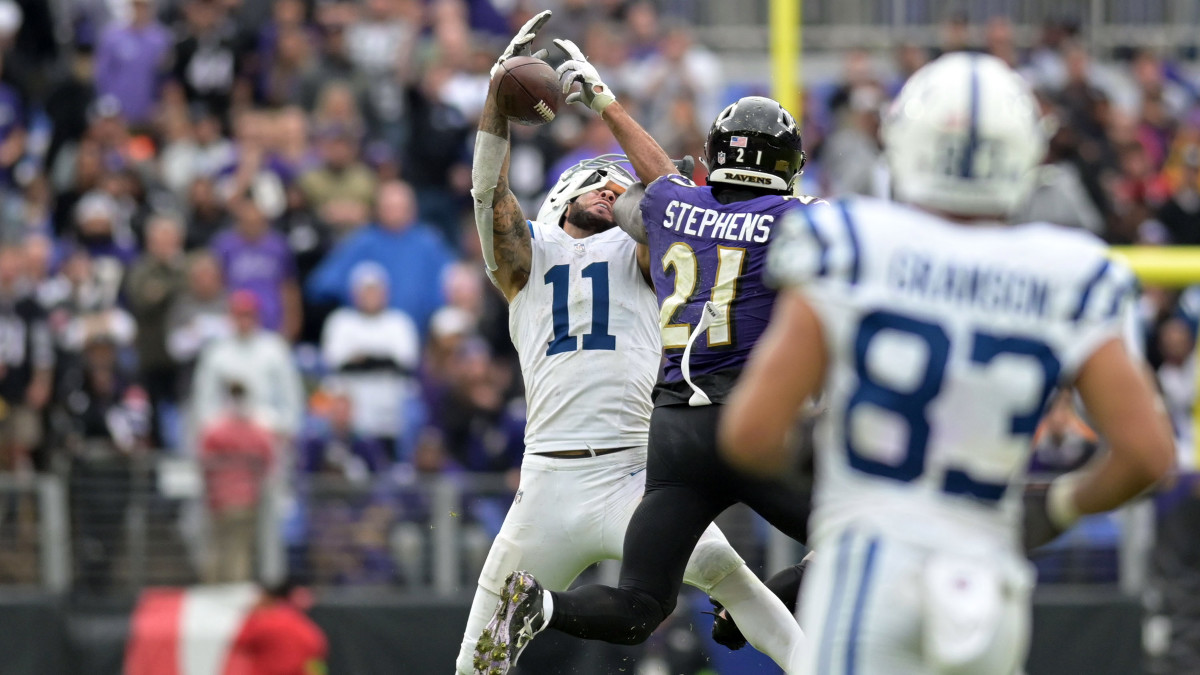 Michael Pittman Jr Every Target and Catch @ Baltimore Ravens, 2023 Week 3