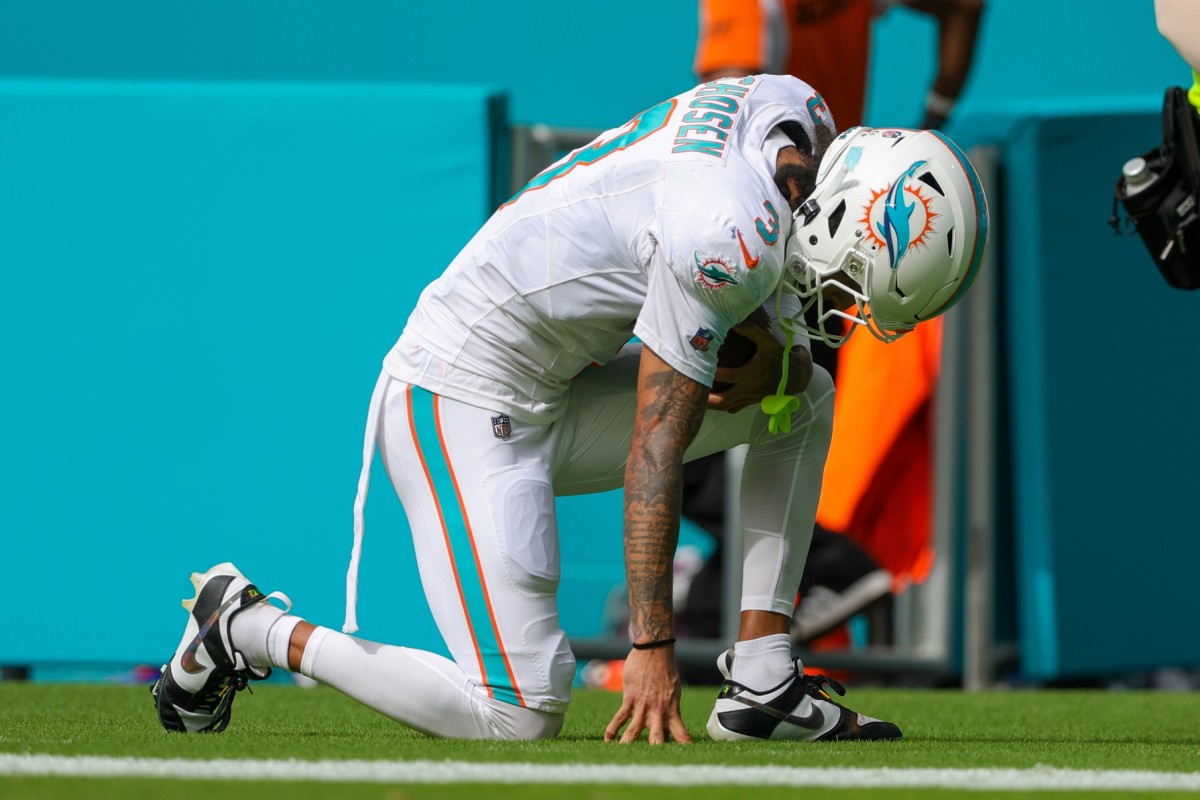 Robbie Chosen seems to be moving is way up the Miami Dolphins' depth